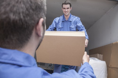 Local man and van loading furniture for a move in Lambeth