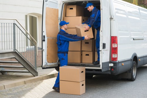 Small removal service handling a flat move in south London