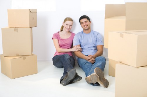 Experienced movers navigating a busy urban move in Lambeth